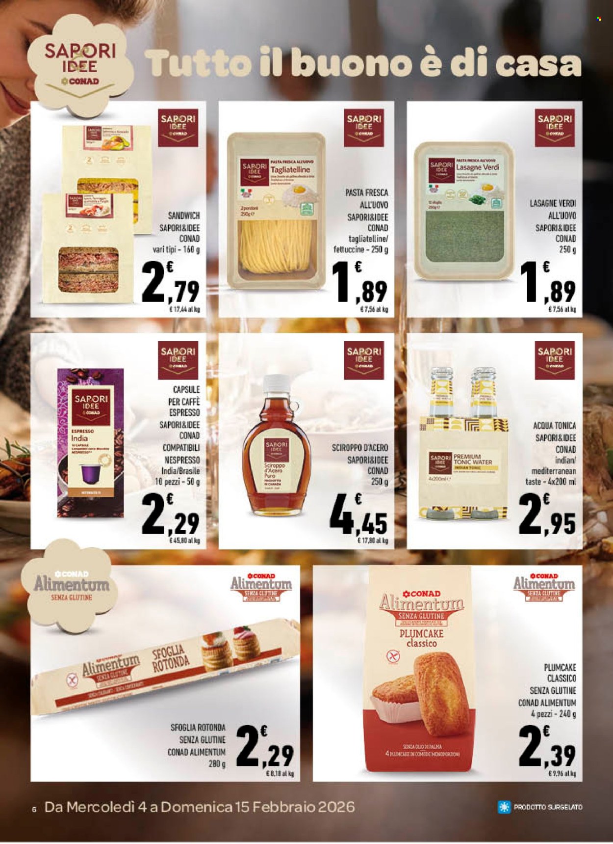 Volantino Conad - 4/2/2026 - 15/2/2026. Pagina 6