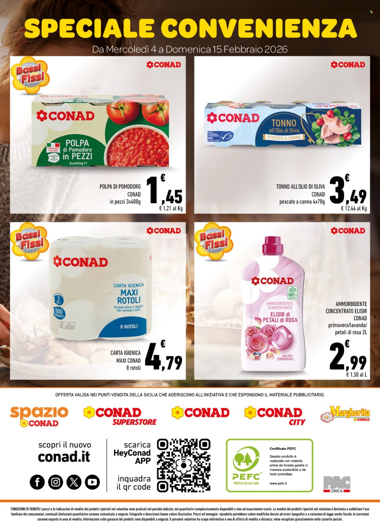Volantino Conad - 4/2/2026 - 15/2/2026. Pagina 8