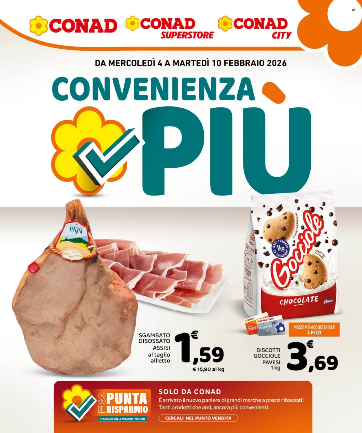 Volantino Conad - 4/2/2026 - 10/2/2026. Pagina 1