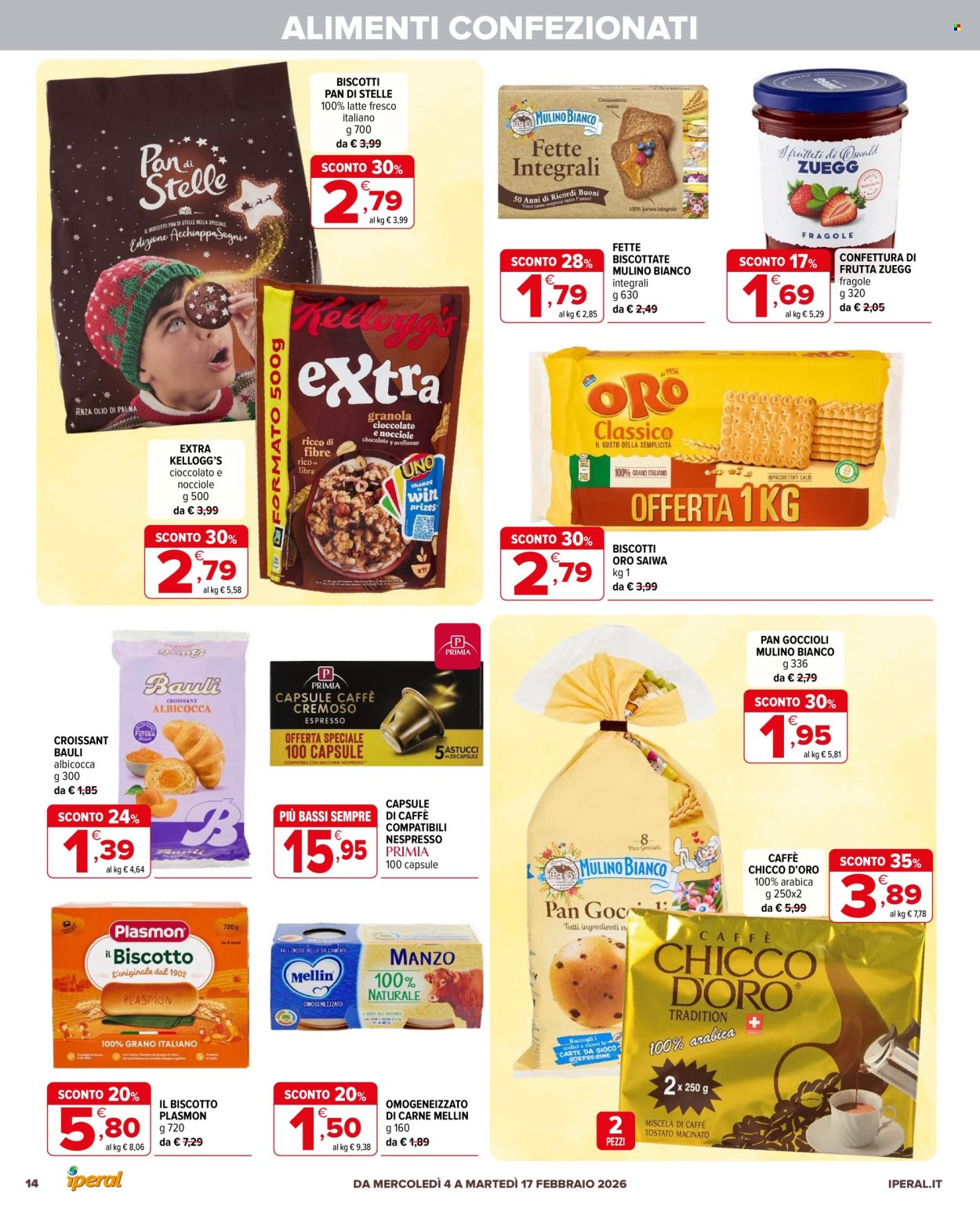 Volantino Iperal - 4/2/2026 - 17/2/2026. Pagina 14
