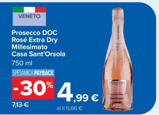 Prosecco DOC Rosé Extra Dry Millesimato Casa Sant’Orsola