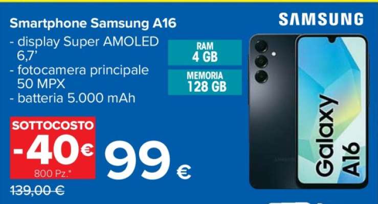 Smartphone Samsung A16