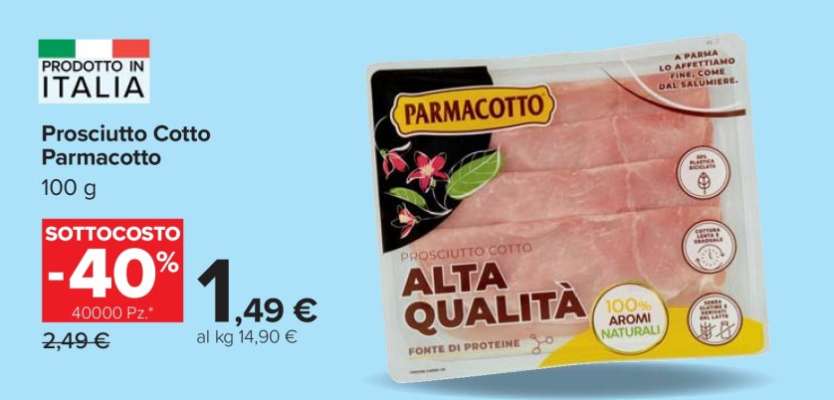 Prosciutto Cotto Parmacotto