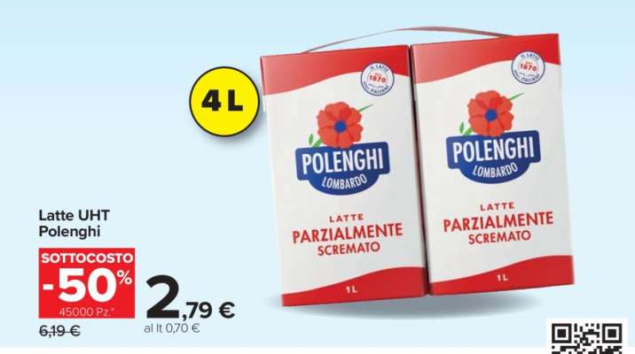 Latte UHT Polenghi
