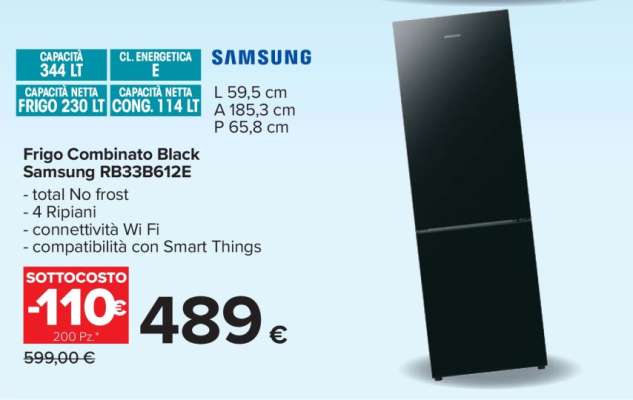 Frigo Combinato Black Samsung RB33B612E