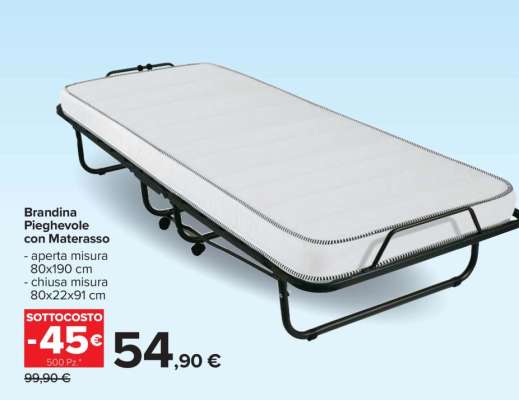 Brandina Pieghevole Con Materasso