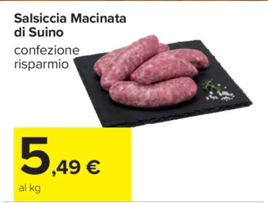 Salsiccia Macinata di Suino