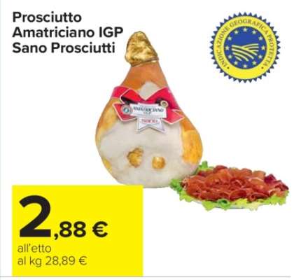 Prosciutto Amatriciano IGP Sano Prosciutti