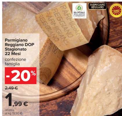 Parmigiano Reggiano DOP Stagionato 22 mesi