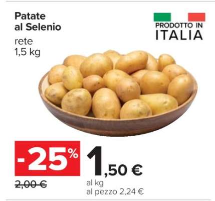 Patate al Selenio