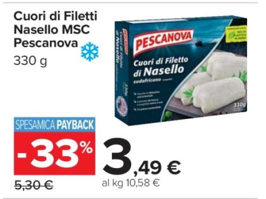 Cuori di Filetti Nasello MSC Pescanova