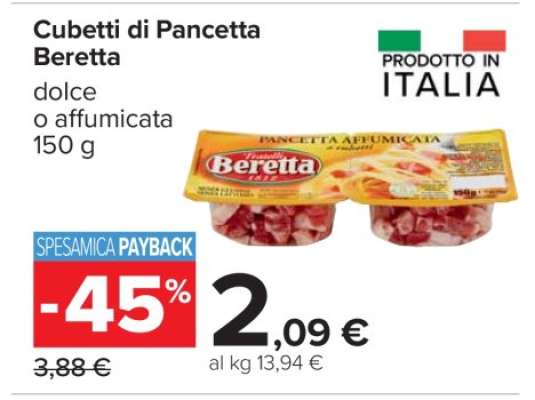 Cubetti di Pancetta Beretta