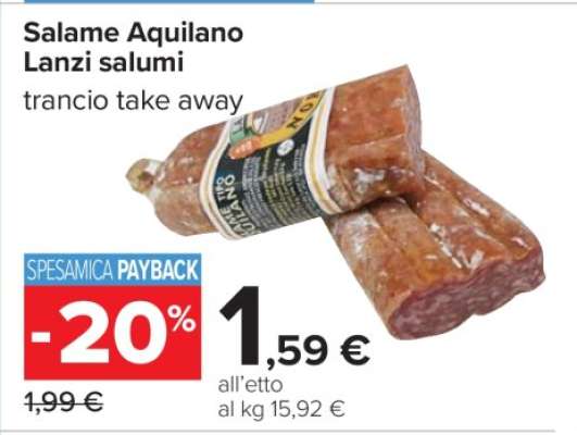 Salame Aquilano Lanzi salumi