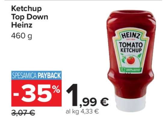 Ketchup Top Down Heinz