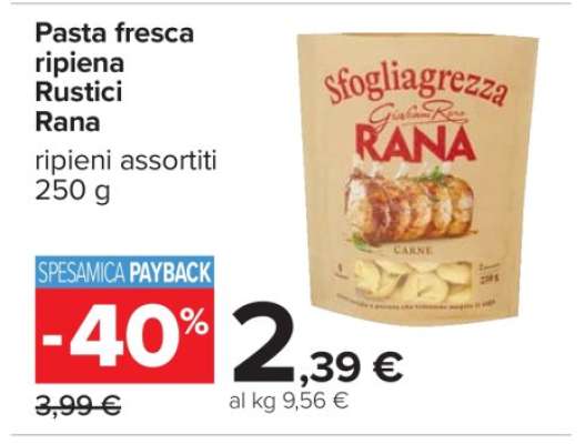 Pasta Fresca Ripiena Rustici Rana