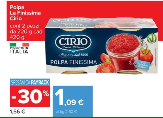 Polpa La Finissima Cirio
