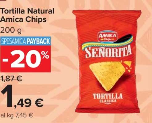 Tortilla Natural Amica Chips