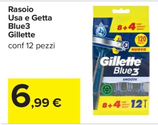 Rasoio Usa e Getta Blue3 Gillette