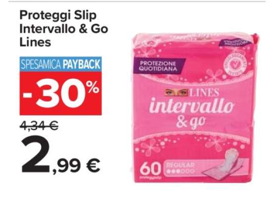 Proteggi Slip Intervallo & Go Lines