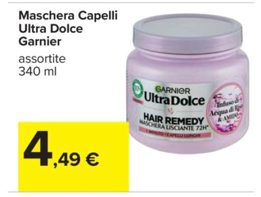 Maschera Capelli Ultra Dolce Garnier
