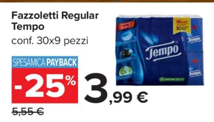 Fazzoletti Regular Tempo