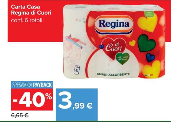 Carta Casa Regina di Cuori