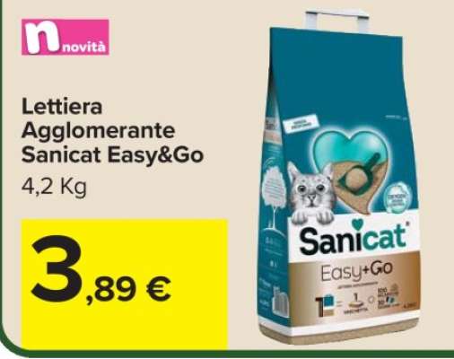 Lettiera Agglomerante Sanicat Easy&Go