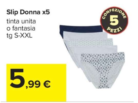 Slip Donna x5