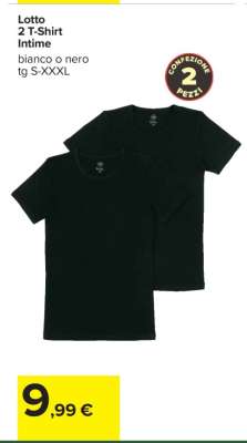 Lotto 2 T-Shirt Intime
