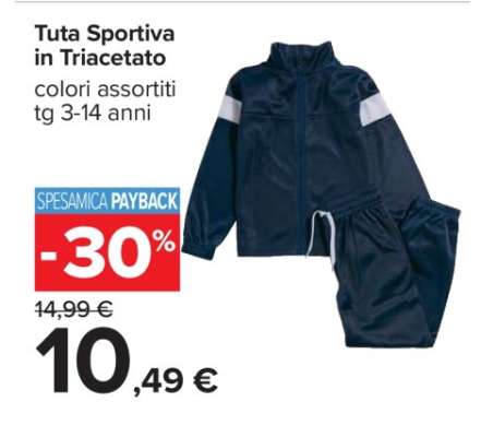 Tuta Sportiva in Triacetato