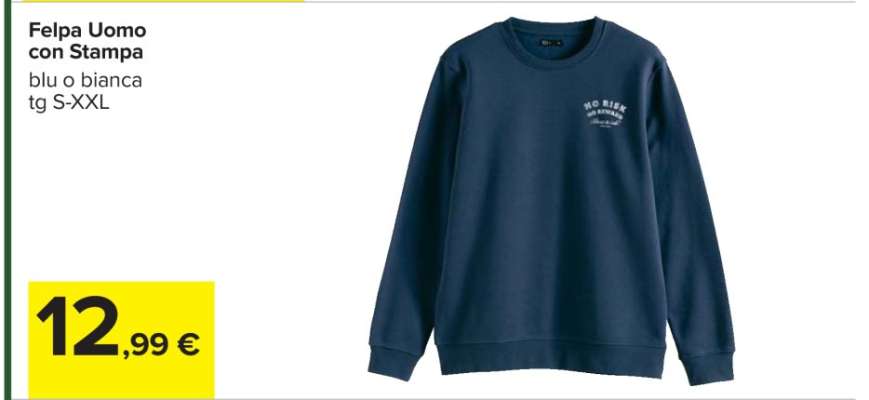 Felpa Uomo con Stampa