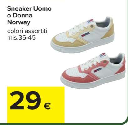 Sneaker uomo o donna Norway