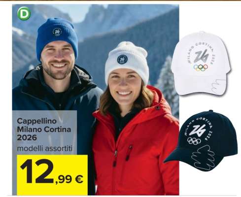 Cappellino Milano Cortina 2026
