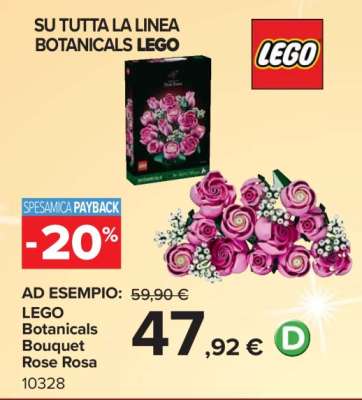 LEGO Botanicals Bouquet Rose Rosa