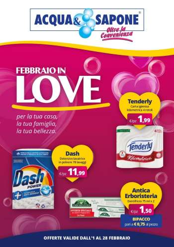 Volantino Acqua & Sapone - 1/2/2026 - 28/2/2026.