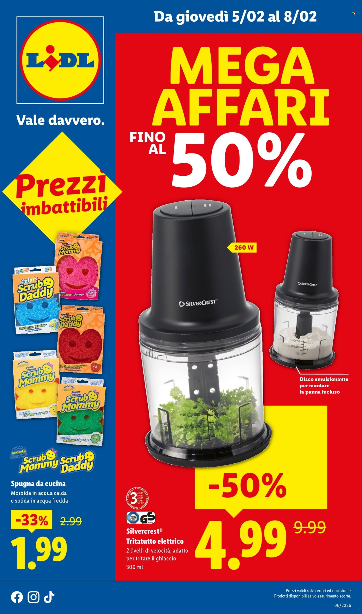 Volantino Lidl - 5/2/2026 - 8/2/2026. Pagina 1