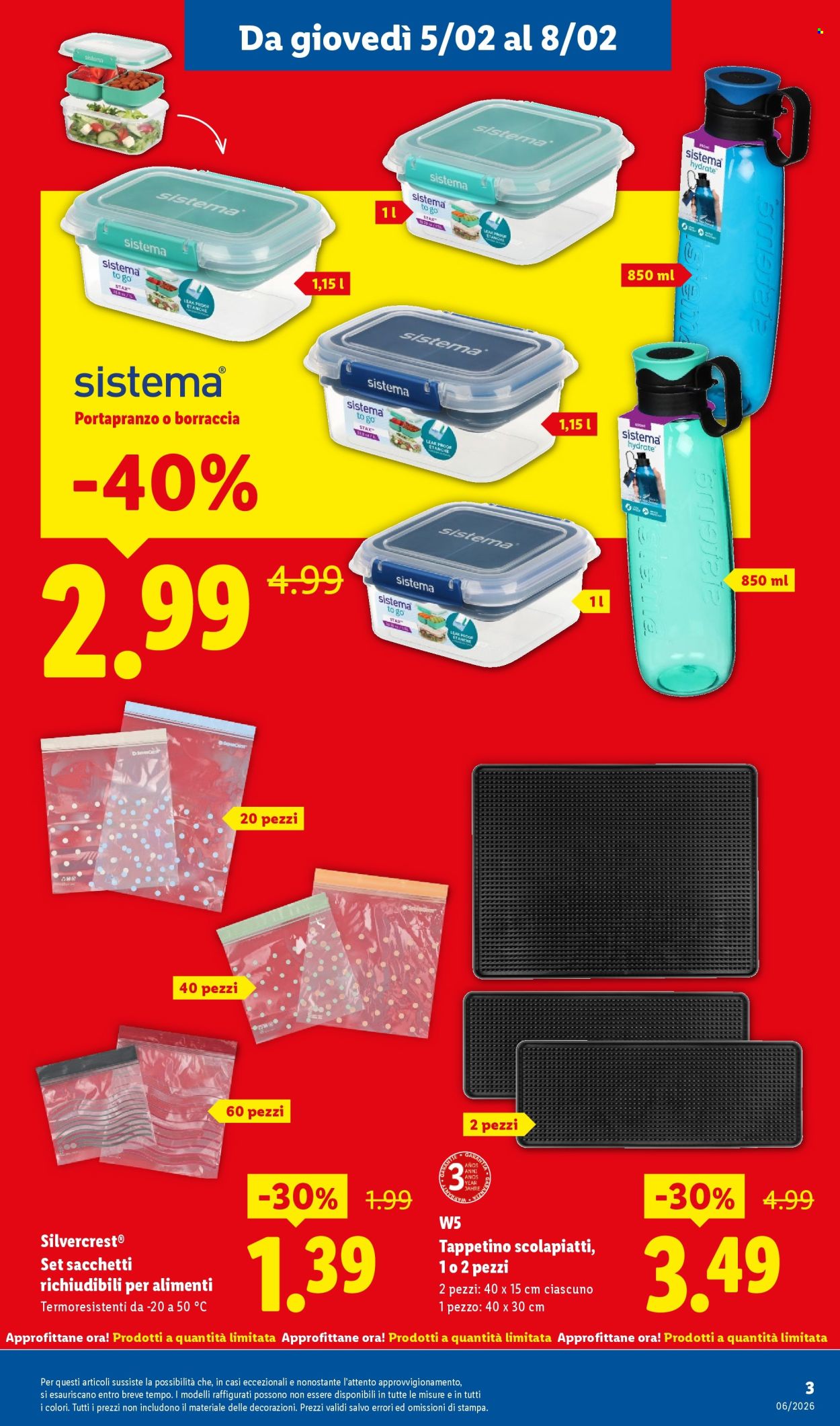 Volantino Lidl - 5/2/2026 - 8/2/2026. Pagina 3
