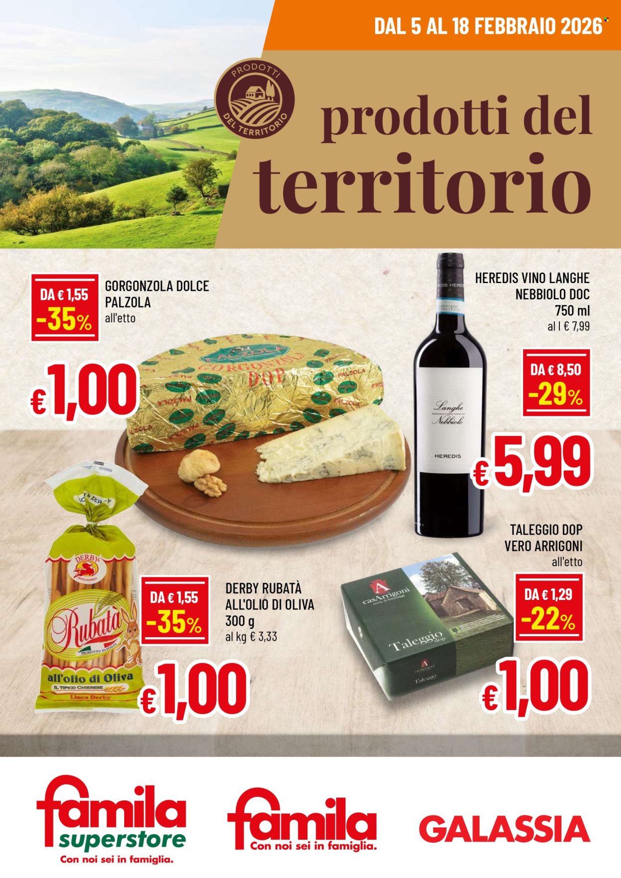 Volantino Famila - 5/2/2026 - 18/2/2026. Pagina 1