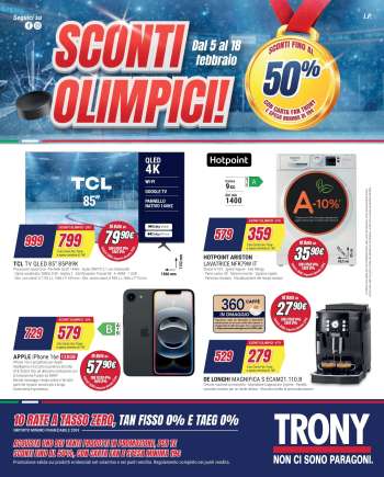 Volantino Trony - 5/2/2026 - 18/2/2026.