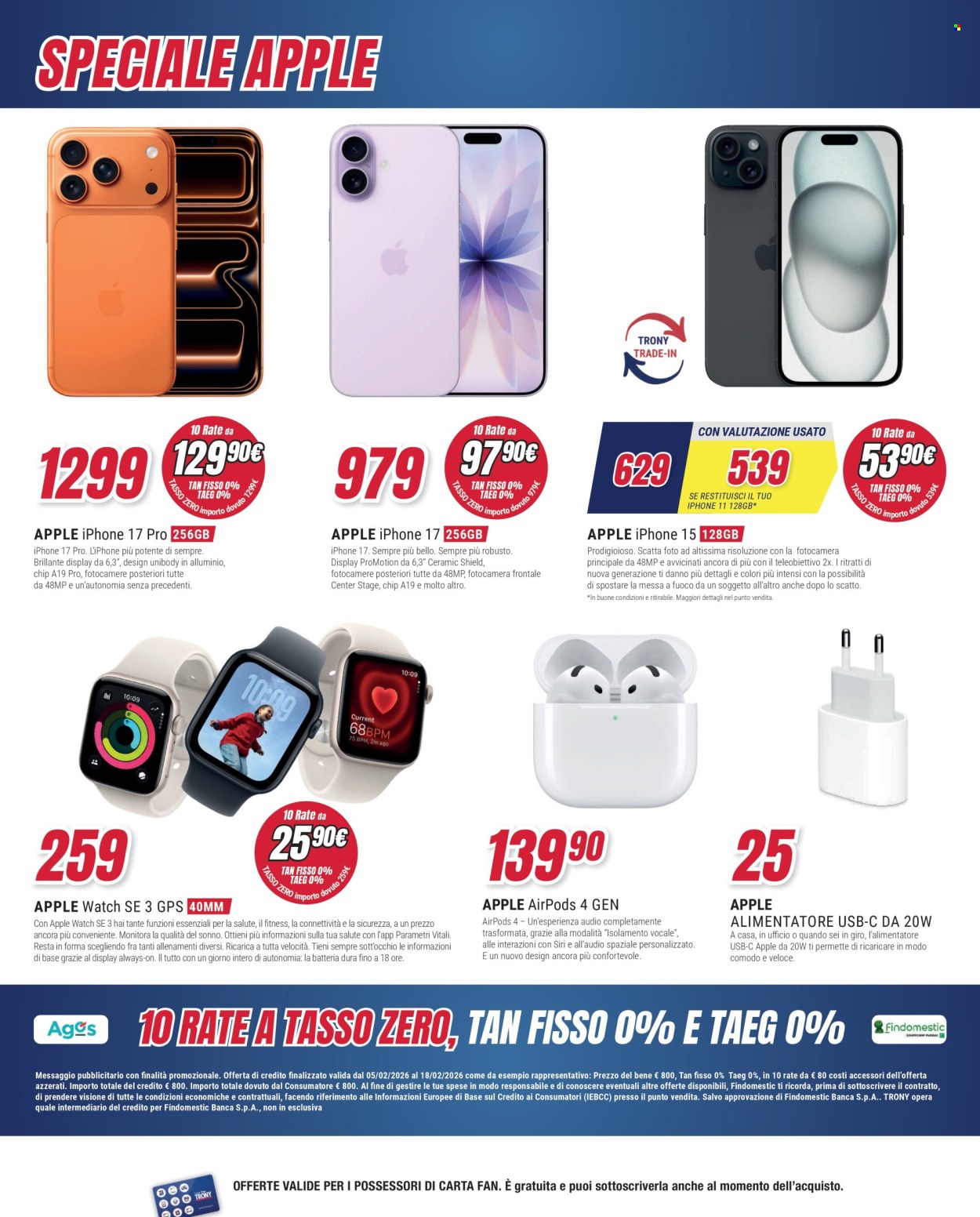 Volantino Trony - 5/2/2026 - 18/2/2026. Pagina 29