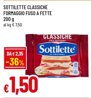 Sottilette Classiche
