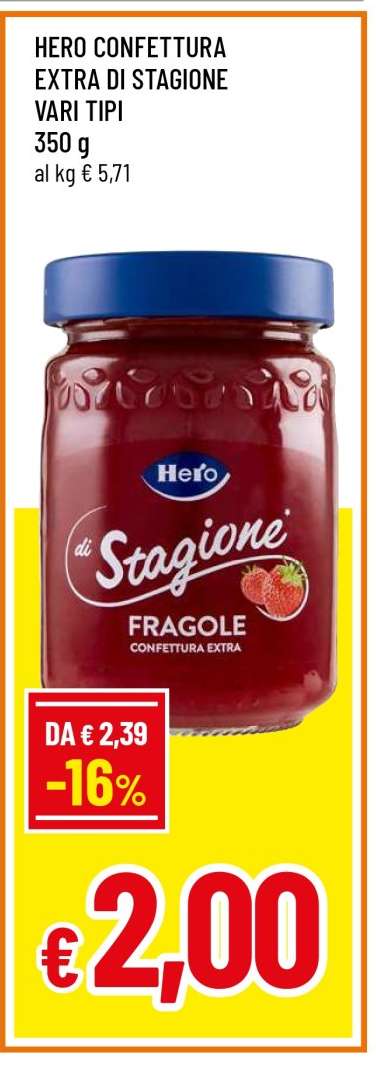 HERO CONFETTURA EXTRA DI STAGIONE VARI TIPI