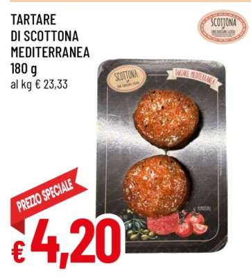 TARTARE DI SCOTTONA MEDITERRANEA