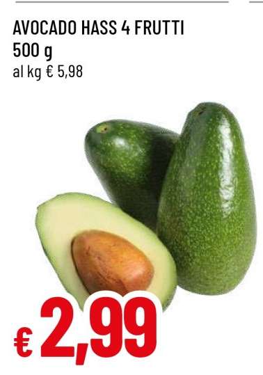 AVOCADO HASS 4 FRUTTI