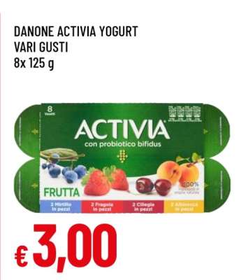 DANONE ACTIVIA YOGURT VARI GUSTI