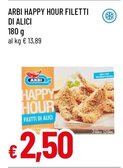 ARBI HAPPY HOUR FILETTI DI ALICI