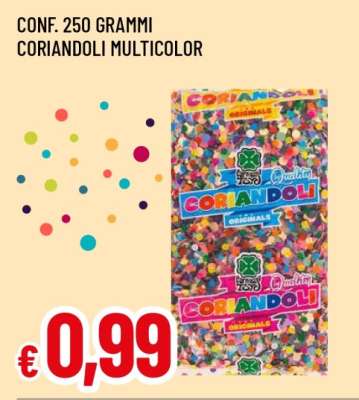 Coriandoli multicolor