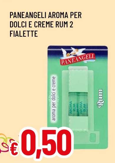 PANEANGELI AROMA PER DOLCI E CREME RUM 2 FIALETTE