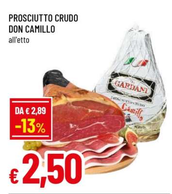 PROSCIUTTO CRUDO DON CAMILLO