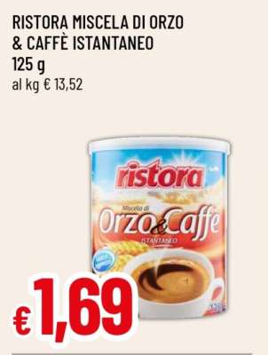 RISTORA MISCELA DI ORZO & CAFFÈ ISTANTANEO